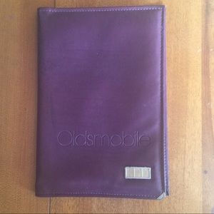 Vintage Oldsmobile Owners Manual Holder